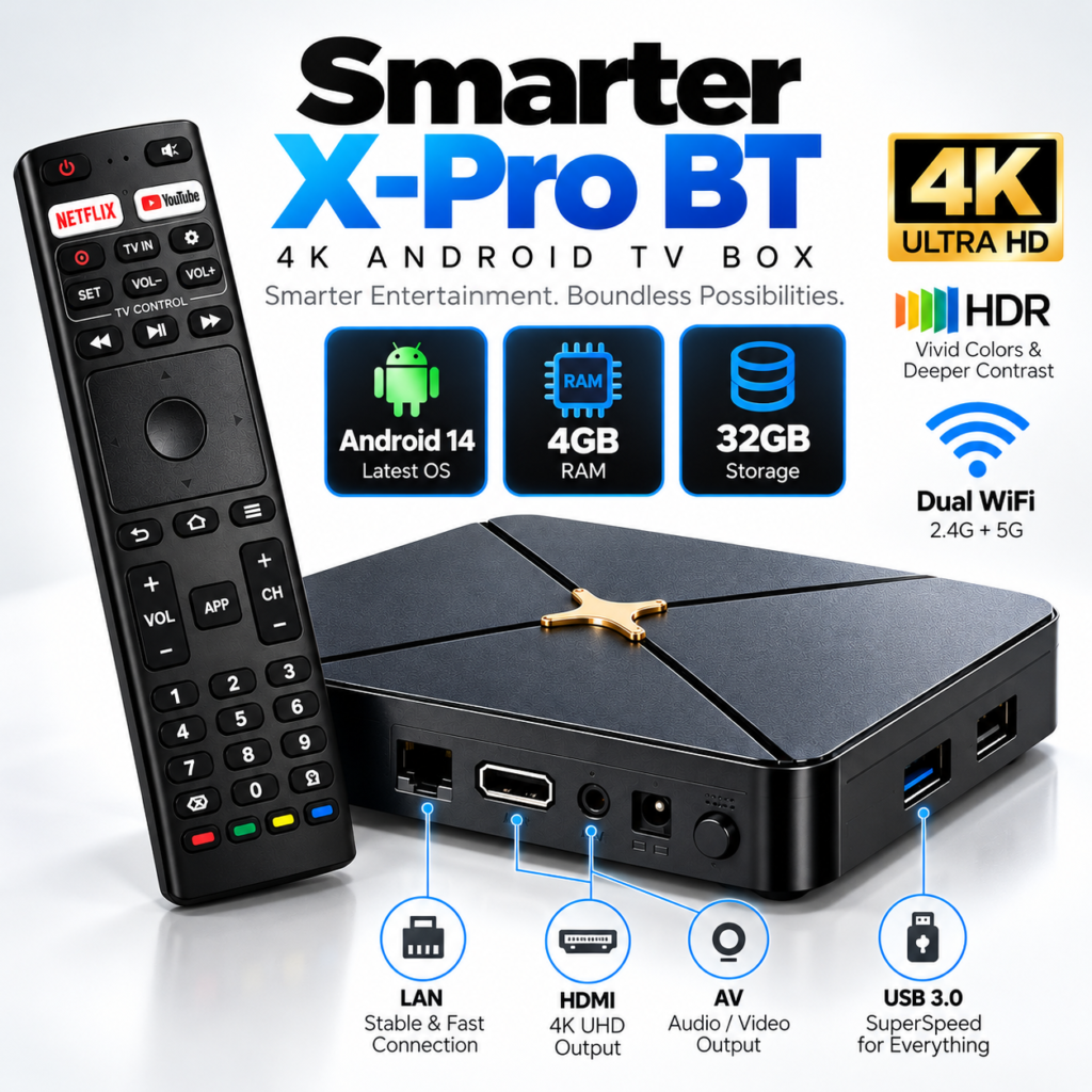 Smarter X-Pro BT – 4K
