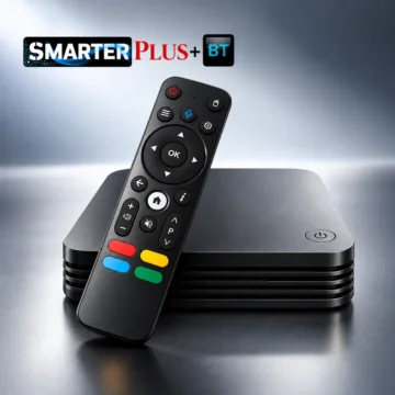 Smarter Plus+ BT TV Box with Bluetooth remote, Android 9 and 4K Ultra HD support