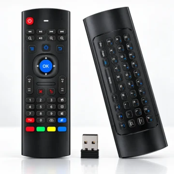 MX3 Air Remote wireless air mouse with QWERTY keyboard and USB receiver for Smarter TV Box
