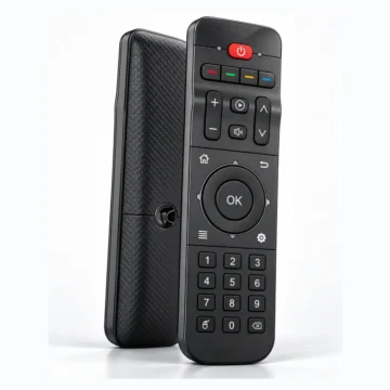 Smarter VX Remote replacement remote control for Smarter TV Box front and back view